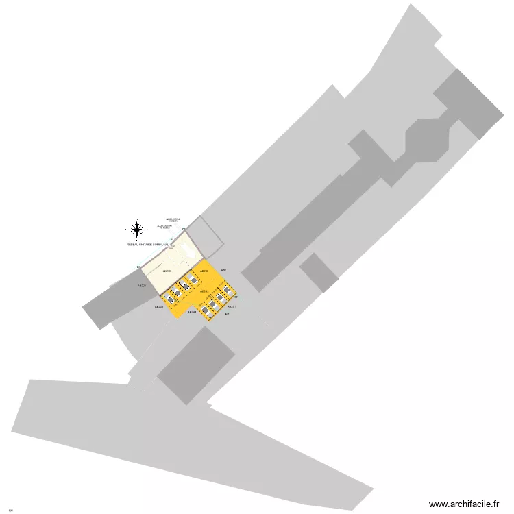 PLAN DE MASSE SAINT LAGER. Plan de PLAN DE MASSE SAINT LAGER. Plan de