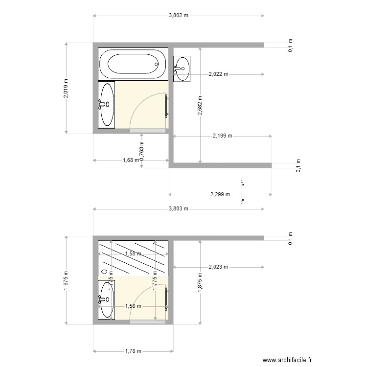 LECOMTE. Plan de 0 pièce et 0 m2