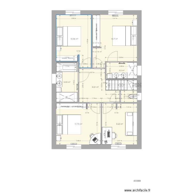 La Rochette étage1 DO 2. Plan de 0 pièce et 0 m2