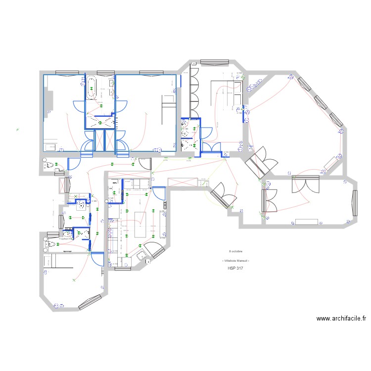 17 eme elec 8 octobre. Plan de 0 pièce et 0 m2