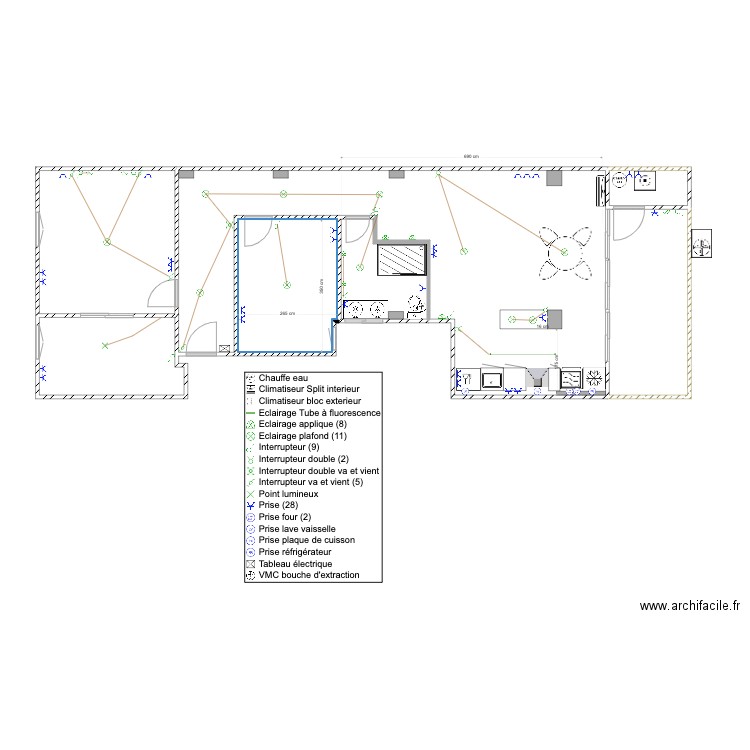 Granada 15 luz. Plan de 0 pièce et 0 m2