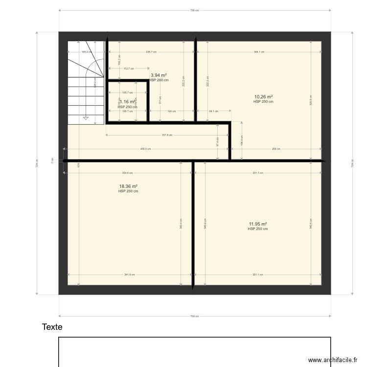 Caro étage 1 14 février 21 . Plan de 0 pièce et 0 m2