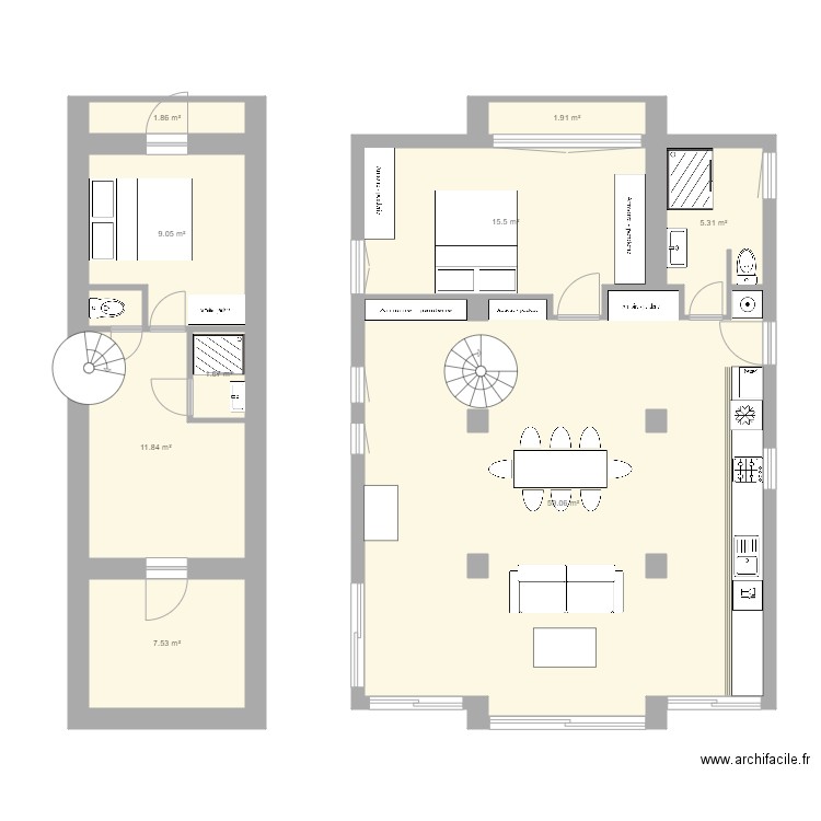 voltaire3. Plan de 0 pièce et 0 m2