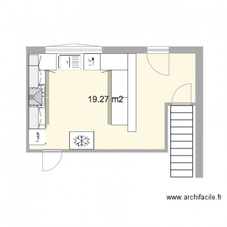 cuisine villa 2. Plan de 0 pièce et 0 m2