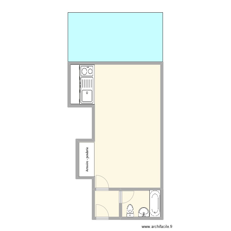 LE MONTAIGNE. Plan de 0 pièce et 0 m2