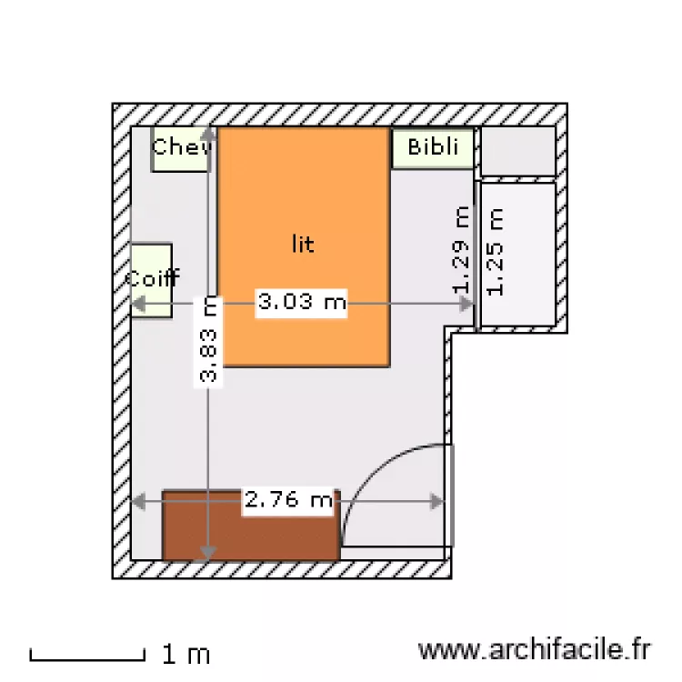 1_chambre_2. Plan de 