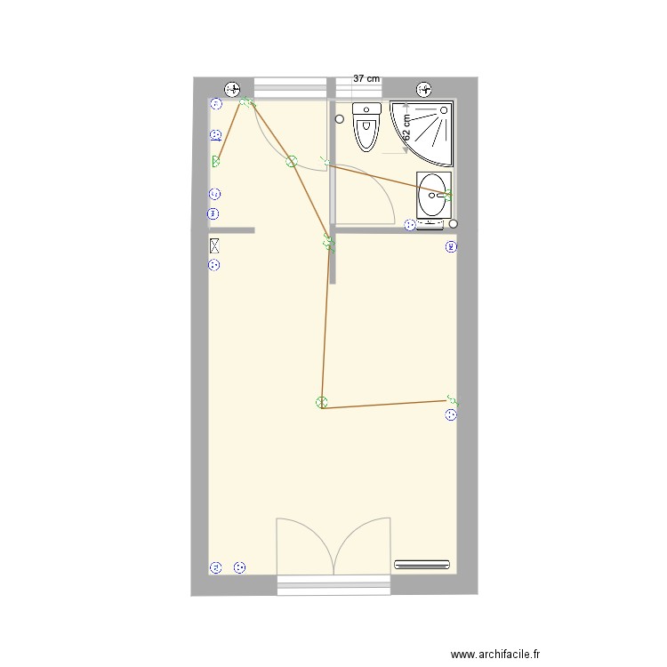 Gradignan 5 électricité . Plan de 0 pièce et 0 m2