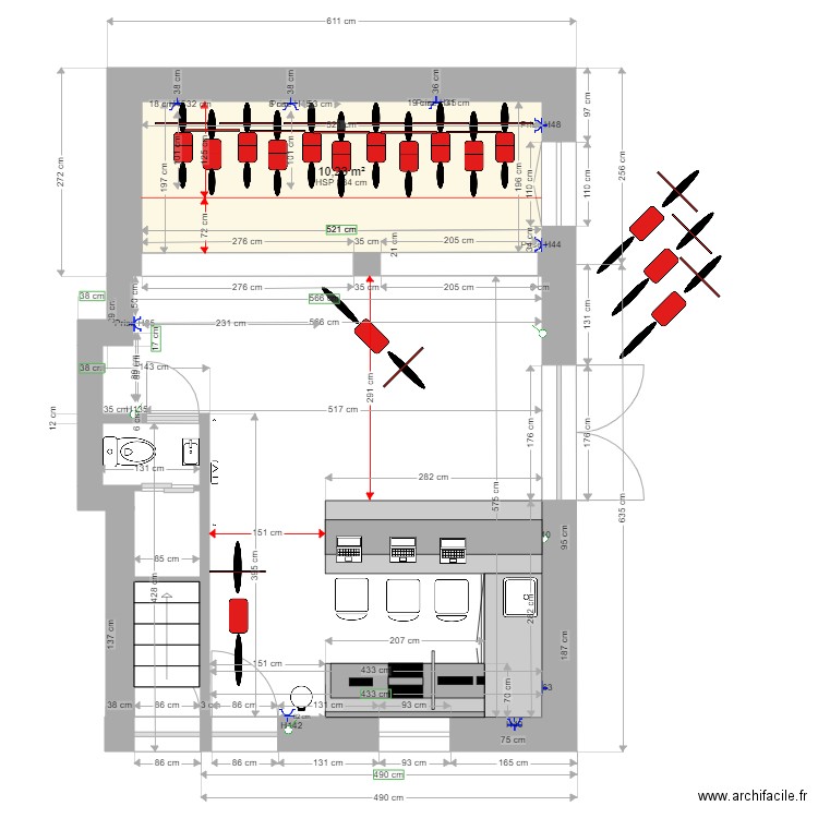 Abbes Saidi 4  prises existantes. Plan de 0 pièce et 0 m2