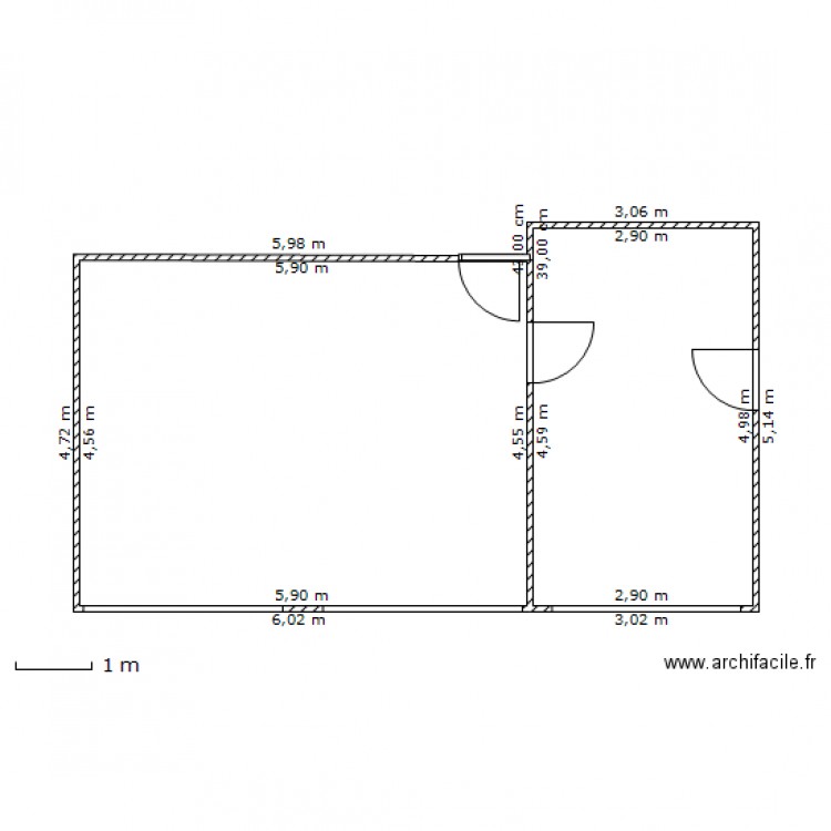bureau centre medical. Plan de 0 pièce et 0 m2