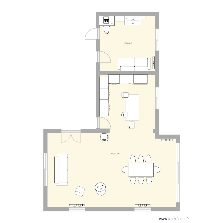 big. Plan de 0 pièce et 0 m2
