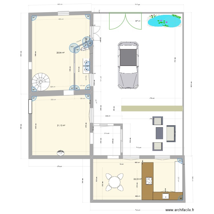 augy version 6. Plan de 6 pièces et 134 m2