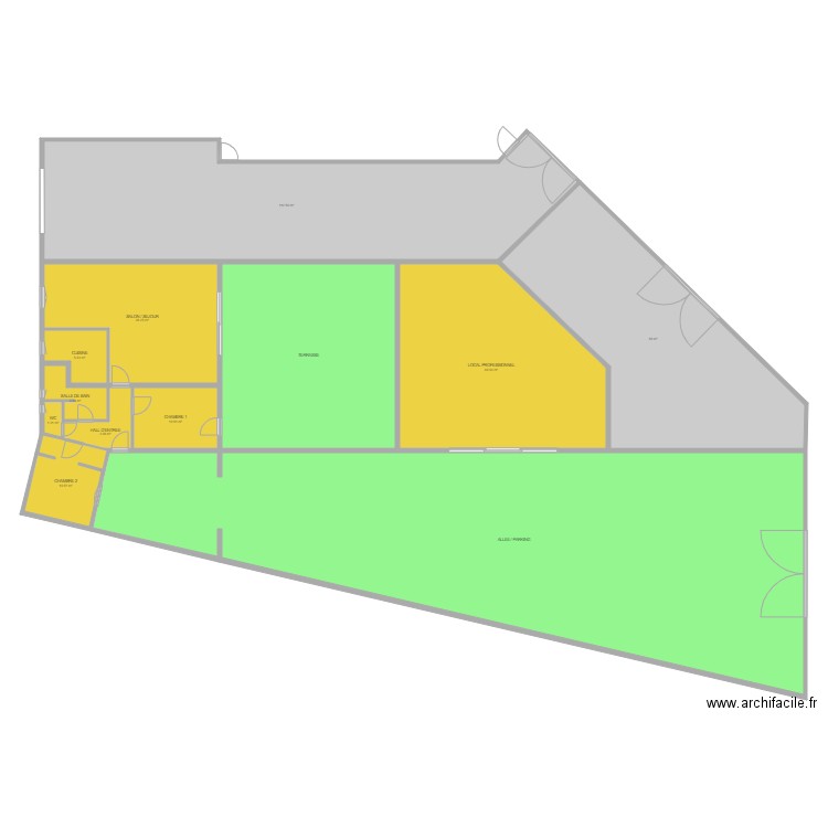 ak99 0505E. Plan de 0 pièce et 0 m2