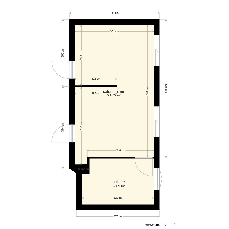 mazarine  century 21 . Plan de 0 pièce et 0 m2