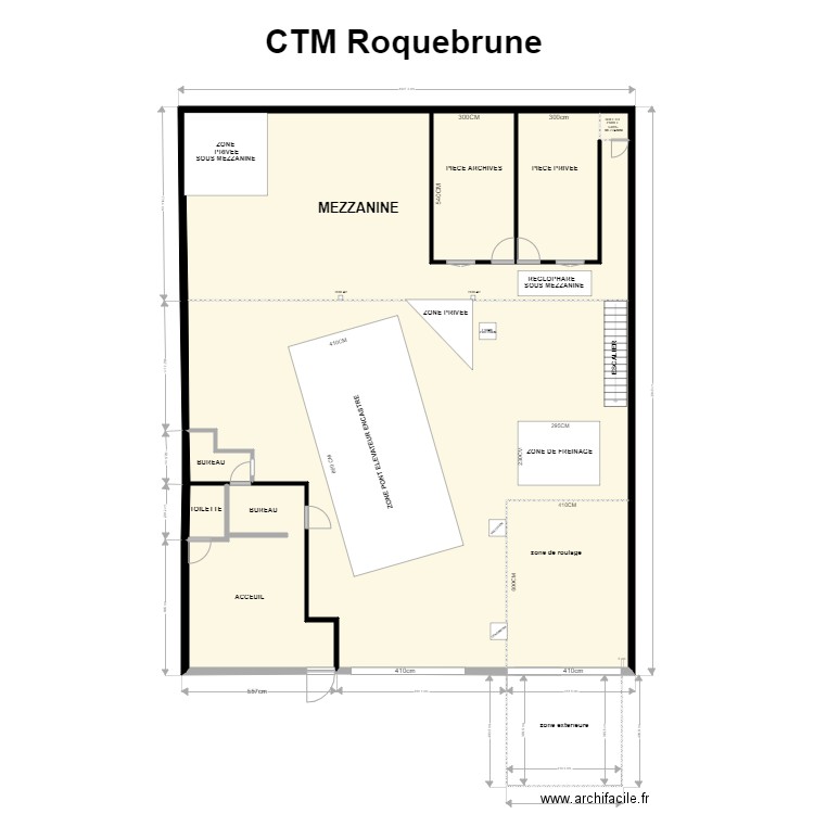 CTM Roquebrune. Plan de 0 pièce et 0 m2