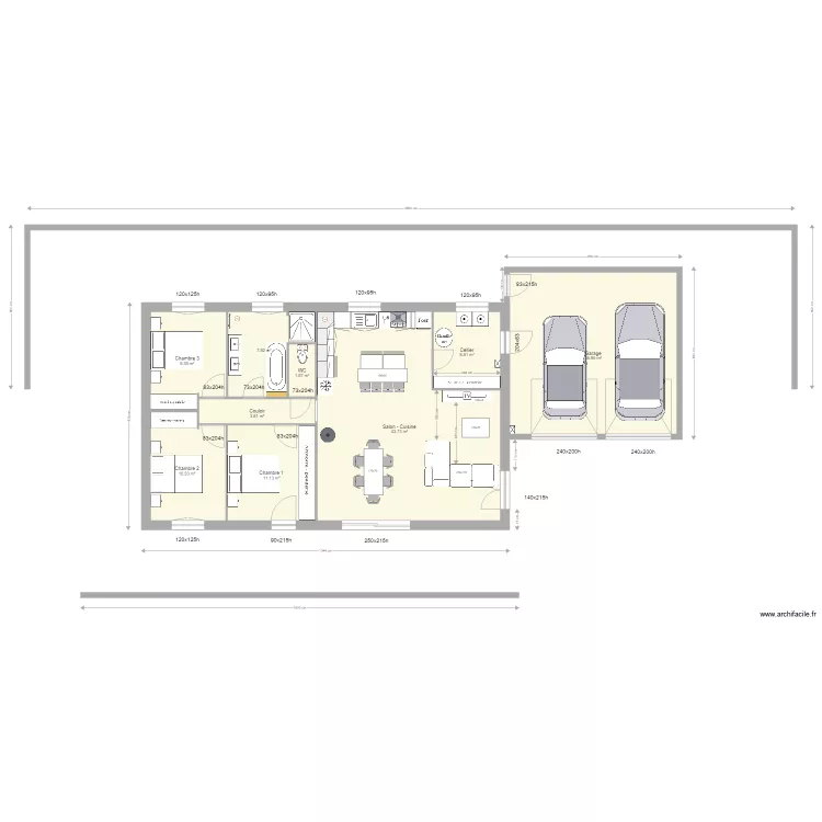 Plan Laurent modifi&eacute;. Plan de 