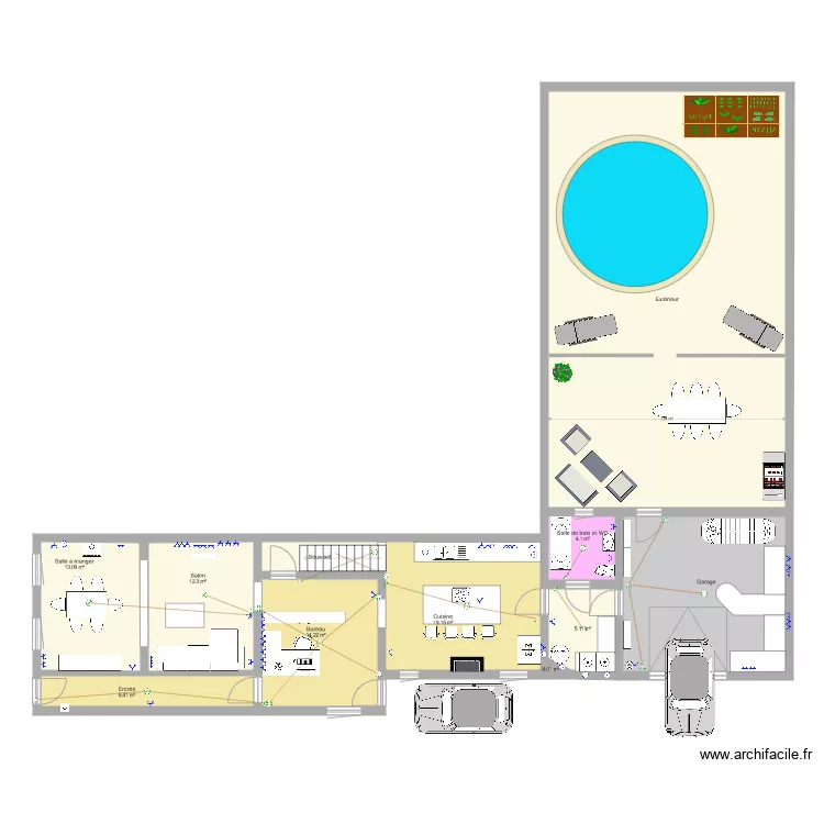 maison calonne 2. Plan de 