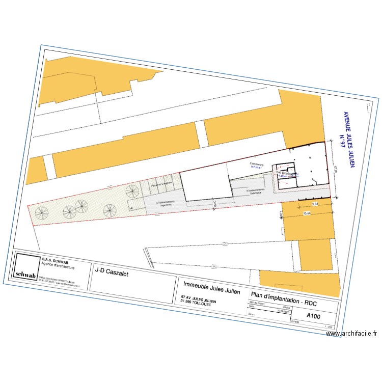 Cazalot RDC. Plan de 0 pièce et 0 m2