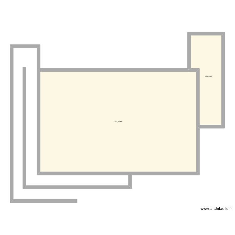 Etude de cas ergo rampe. Plan de 0 pièce et 0 m2