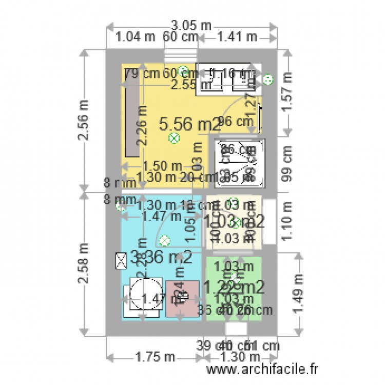 SALLE DE BAINS 4. Plan de 0 pièce et 0 m2