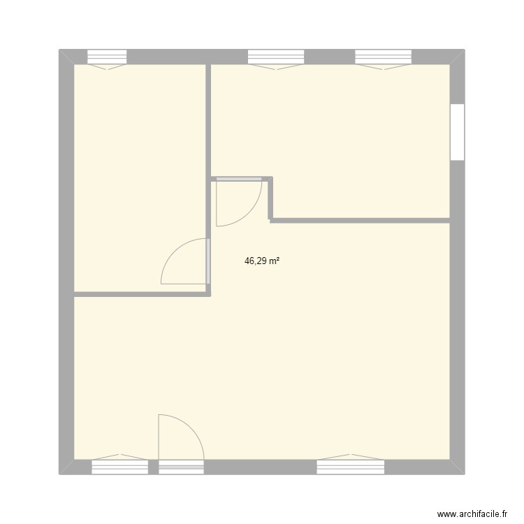 savins RDC. Plan de 0 pièce et 0 m2