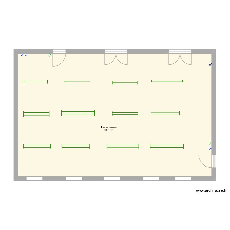 Piece melec. Plan de 0 pièce et 0 m2