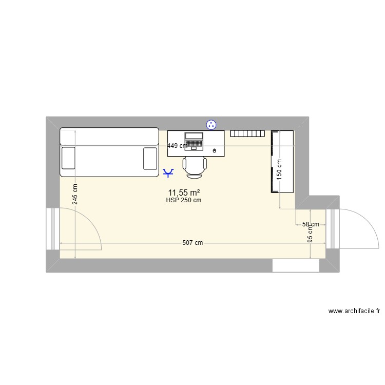 salle music. Plan de 0 pièce et 0 m2