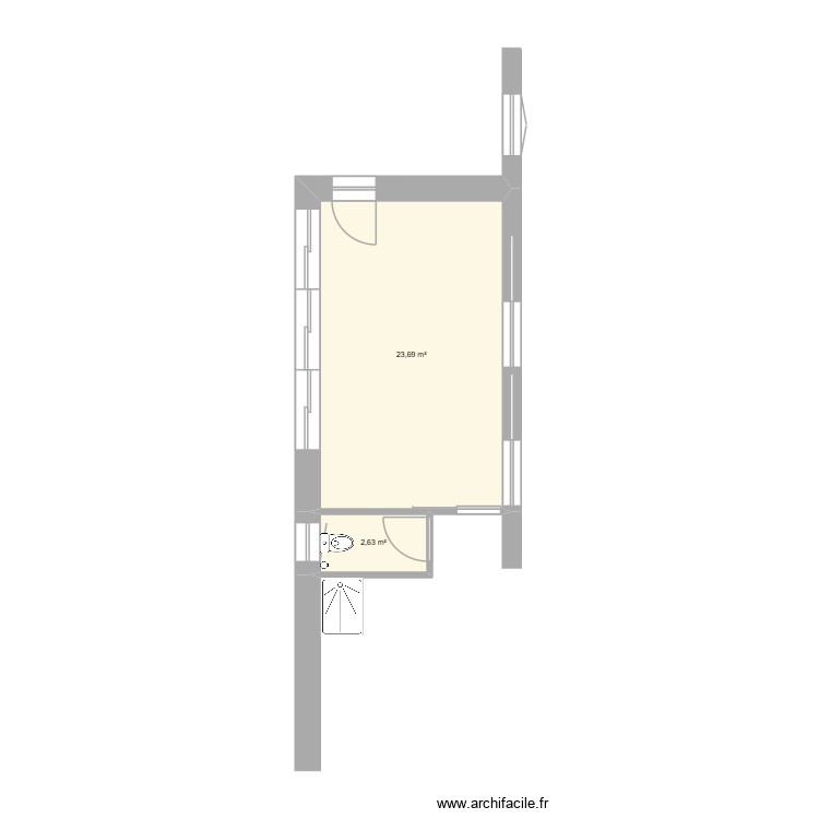 Suite parentale 2. Plan de 0 pièce et 0 m2