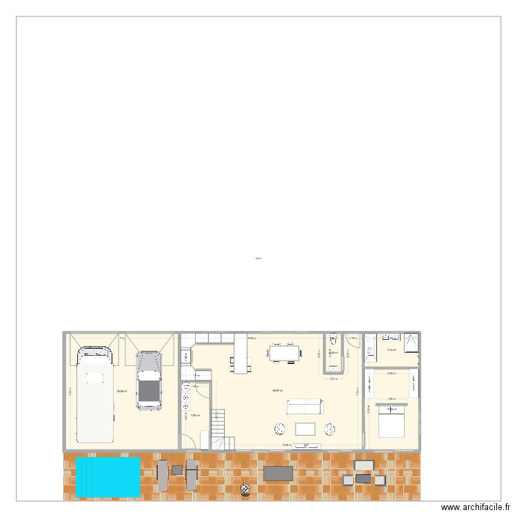 Maison 4. Plan de 6 pièces et 154 m2