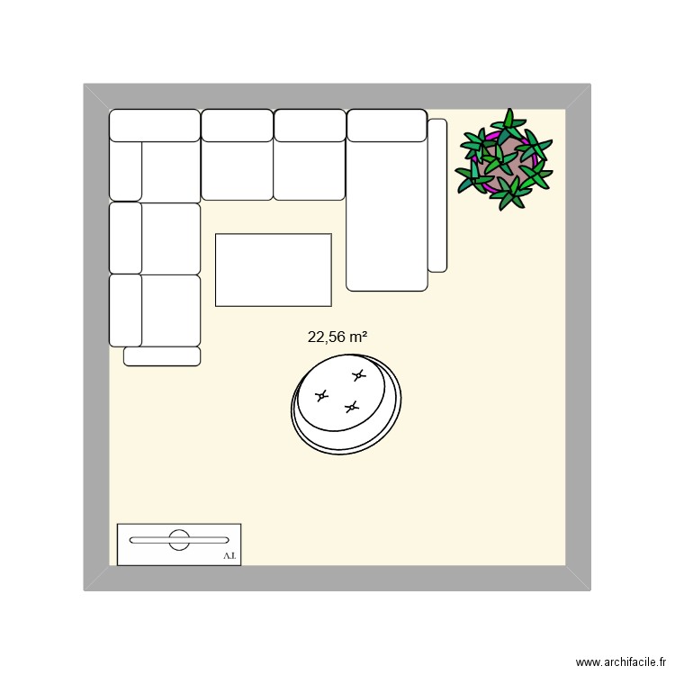 futur sakon. Plan de 0 pièce et 0 m2