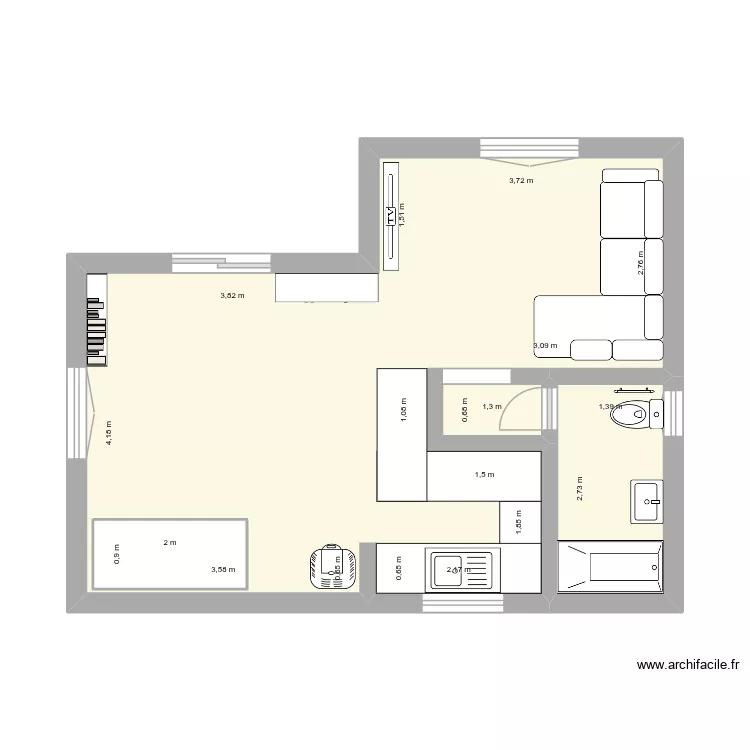 ChaletEtageUnFutur. Plan de 4 et 37 m² ChaletEtageUnFutur. Plan de 4 et 37 m²