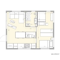 Lacet Flair_plan de base avec les aménagements et les meubles