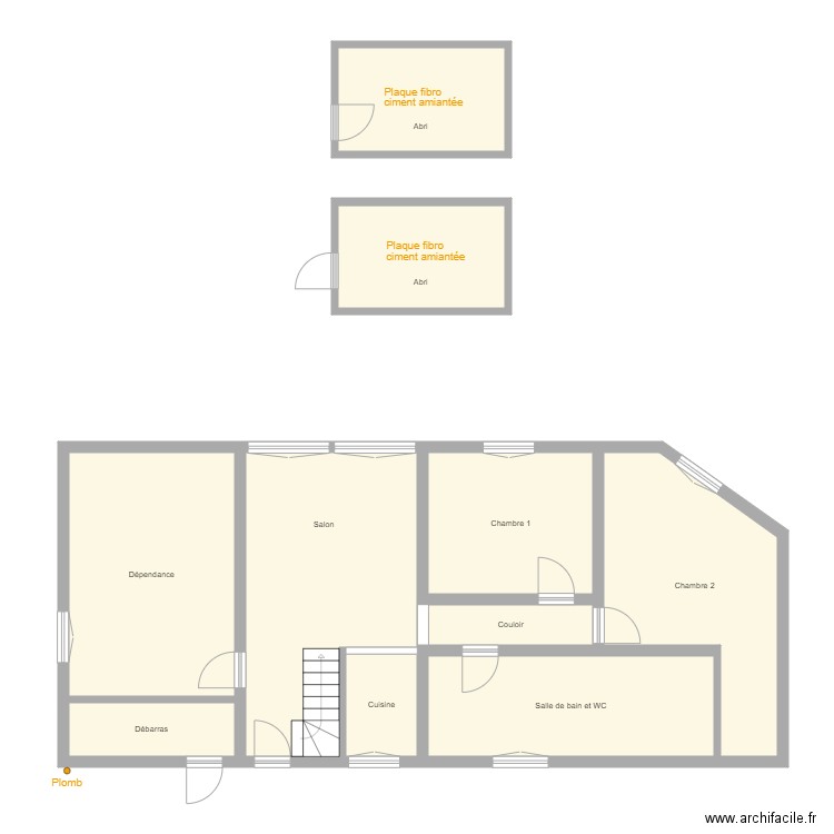 Croquis POITIER. Plan de 0 pièce et 0 m2