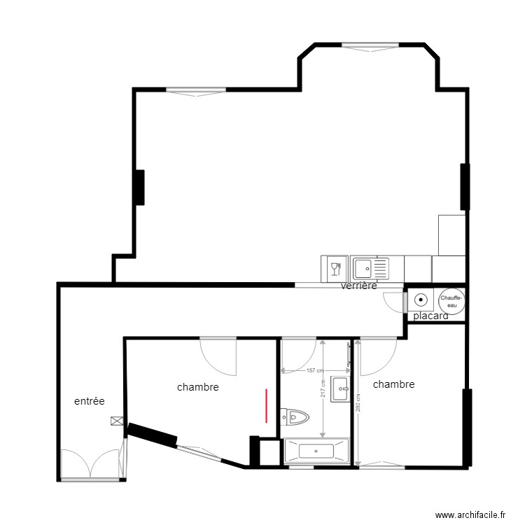 luc julie PROJET. Plan de 0 pièce et 0 m2