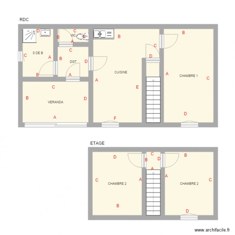 courgnaud. Plan de 0 pièce et 0 m2