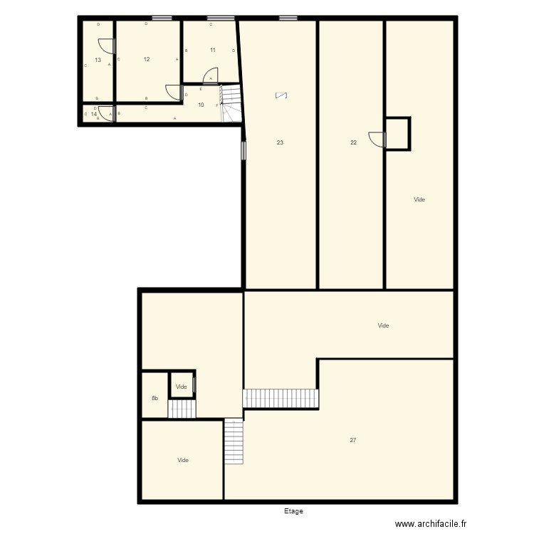 195192 CORDEBAR Plomb. Plan de 0 pièce et 0 m2