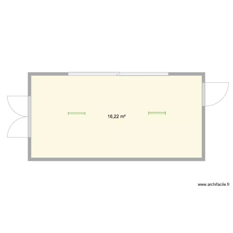 Module Club House. Plan de 
