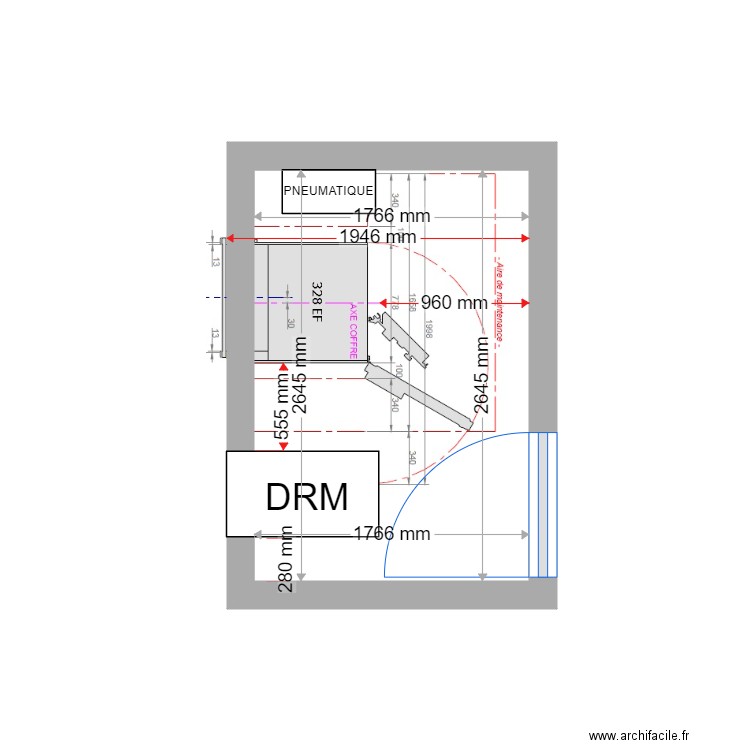 PLAN DE MASSE EXISTANT MARSEILLE ESPACE PRO PETIT LOCAL 328EF. Plan de 0 pièce et 0 m2