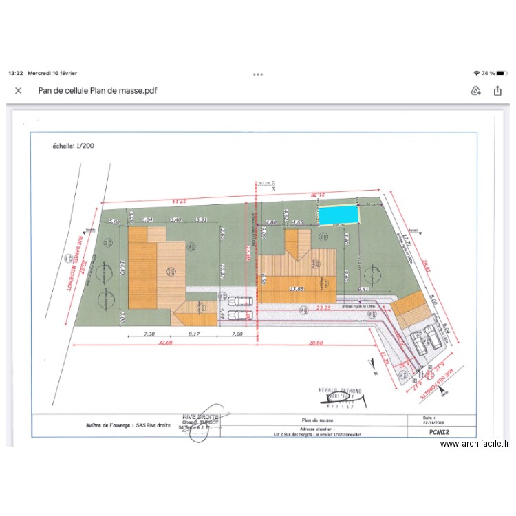 GEORGET. Plan de 0 pièce et 0 m2