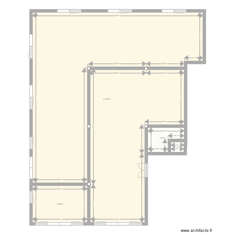 ESPACE ESTEREL N°201. Plan de 4 pièces et 238 m2