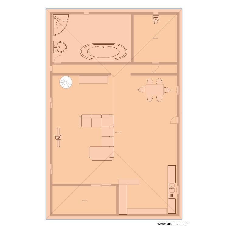 plan de petie maison de letty. Plan de 0 pièce et 0 m2
