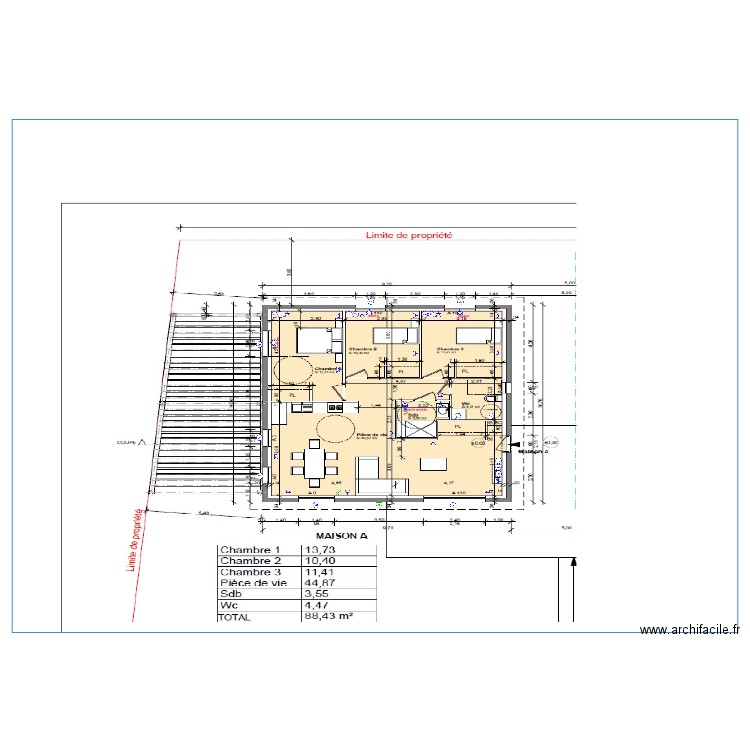 Arcisse maison A. Plan de 0 pièce et 0 m2