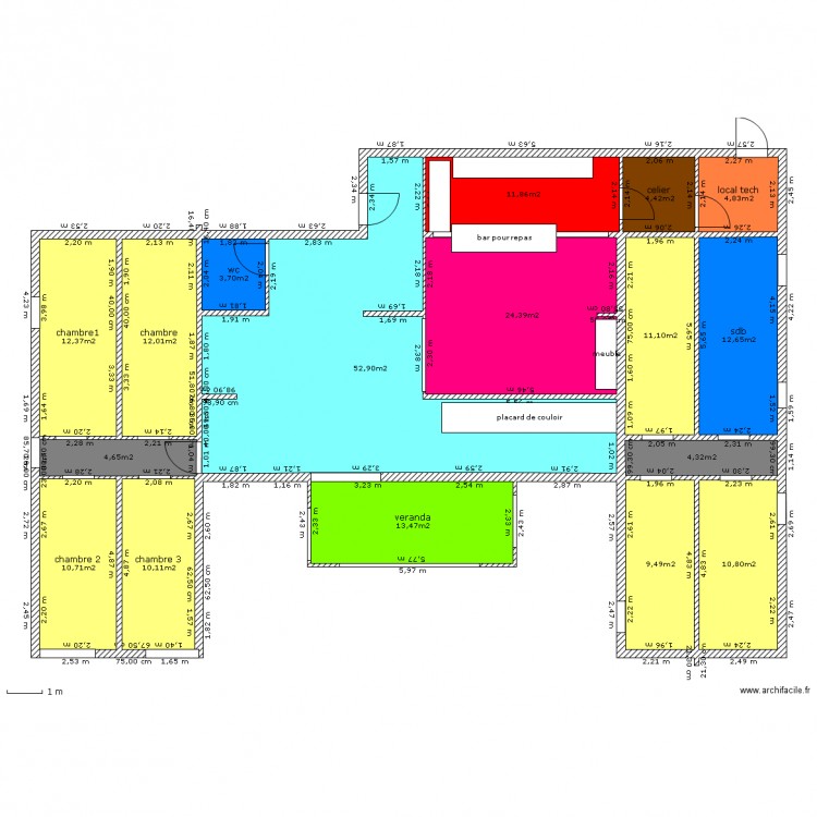 plan 5 maison conteneur. Plan de 0 pièce et 0 m2