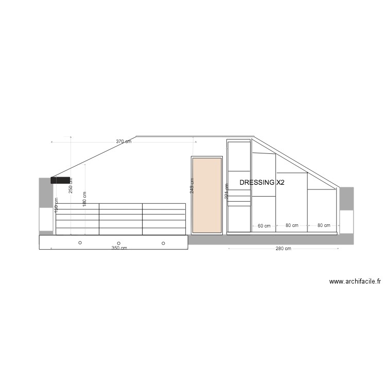 ELEVATION COMBLE 2. Plan de 0 pièce et 0 m2