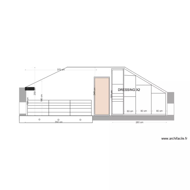 ELEVATION COMBLE 2. Plan de 