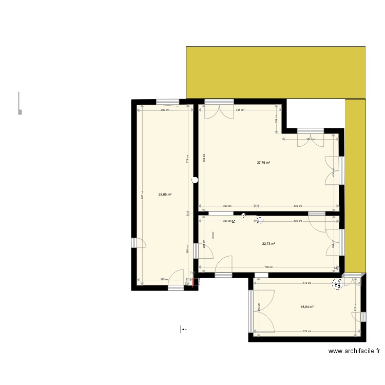 version salle d eau rdc. Plan de 0 pièce et 0 m2