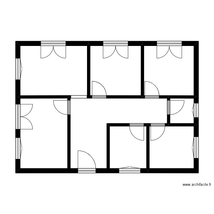 NATALI R+1. Plan de 5 pièces et 63 m2