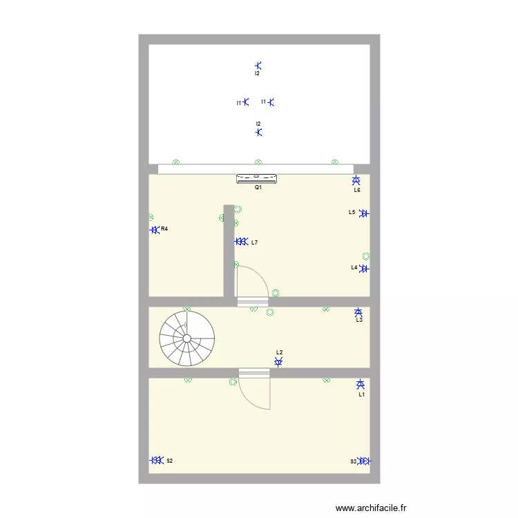 Implantation Chapelle 2. Plan de 