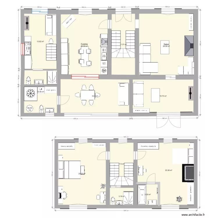 maion dremil . Plan de 