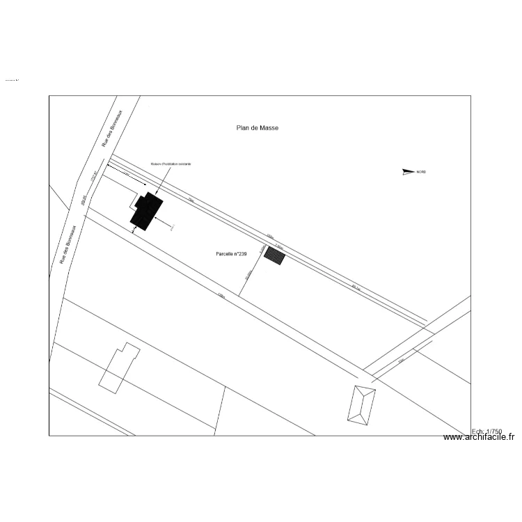 Plan de masse 1. Plan de Plan de masse 1. Plan de