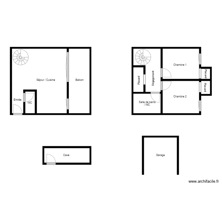 BOUGAULT st gr&eacute;goire. Plan de 